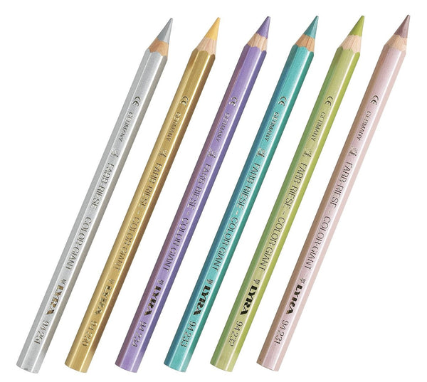 Lyra 6 Metallic Colour Giants-Wooden Pencils-Lyra-4084900270899-Stardust-Store