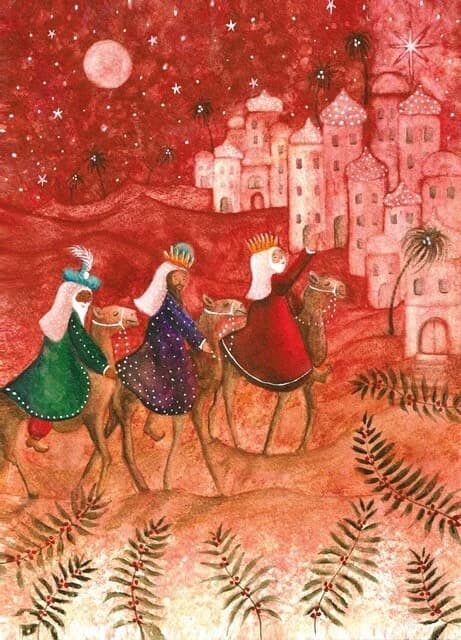 Three Kings - Postcard