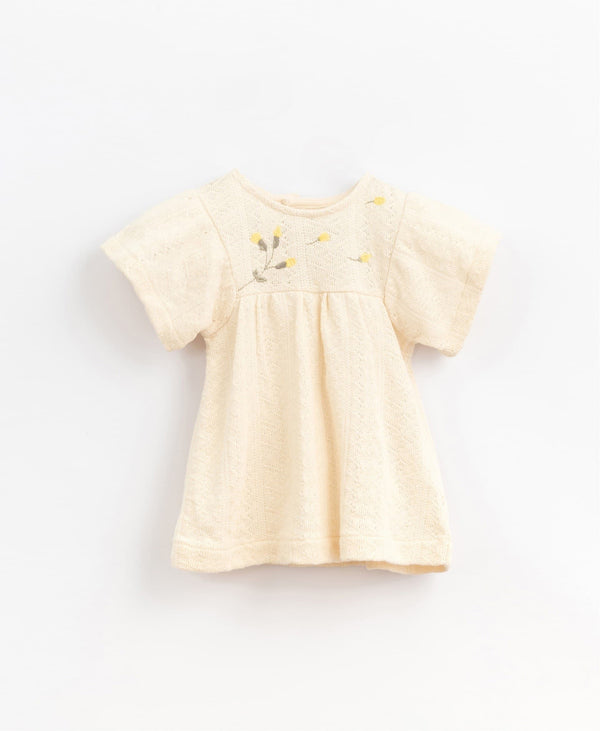 Short Sleeve Dress in Organic Cotton-Dresses-Play Up-12 MONTHS-Stardust-Store