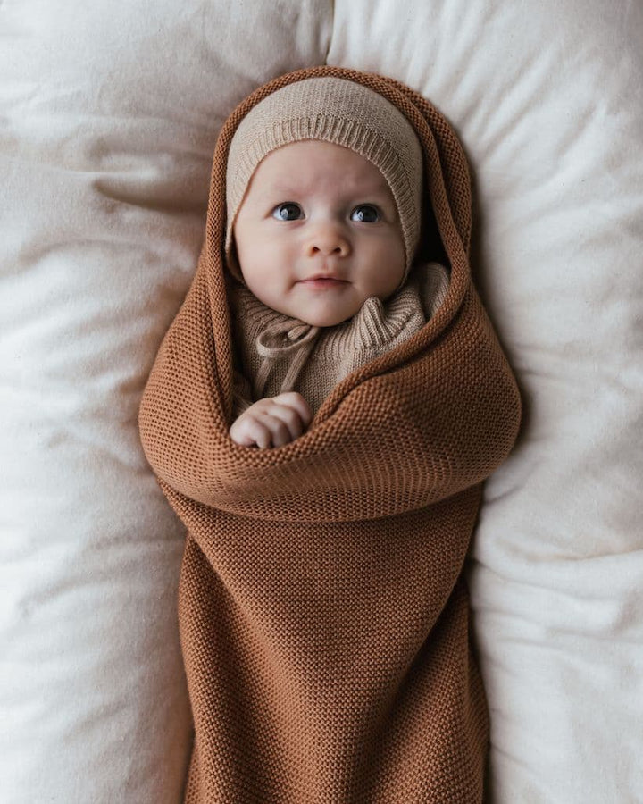 Baby Cocoon - 100% Merino Wool-Baby & Toddler Sleepwear-Hvid-5404027800967-Sand-Stardust-Store