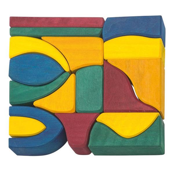 Gluckskafer Colourful Wooden Blocks-Building Toys-Glückskäfer-4038162521459-Stardust-Store