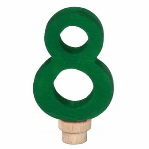 Wooden Birthday Numbers-Birthday-Glückskäfer-4038162521022-Number 8-Stardust-Store