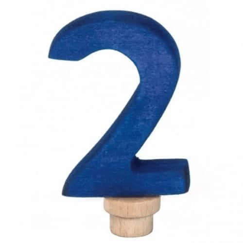 Wooden Birthday Numbers-Birthday-Glückskäfer-Number 2-Stardust-Store