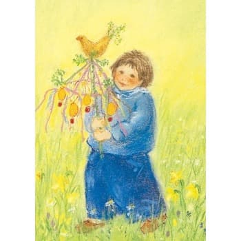 Marjan van Zeyl Palm Easter Sunday - Postcard-Postcards-Marjan van Zeyl--Stardust-Store