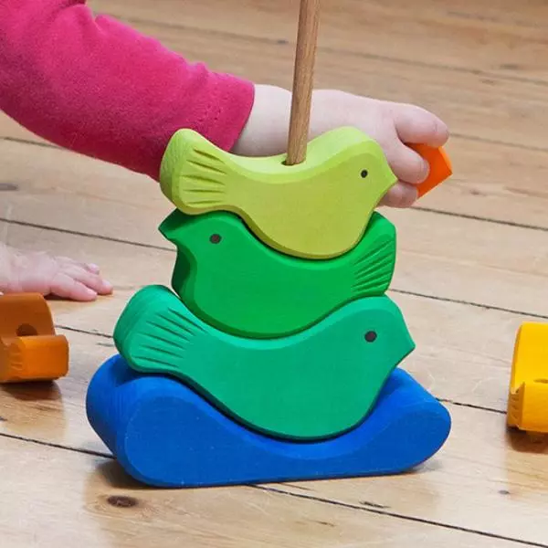 Bird Stacker-Sorting & Stacking Toys-Glückskäfer--Stardust-Store