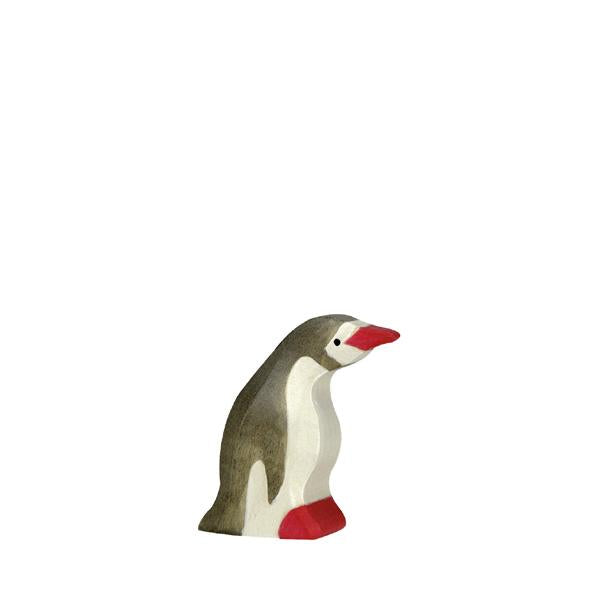 Penguin Small Head Forward - Holztiger-Figurines-Holztiger--Stardust-Store