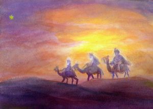 Dorothea Schmidt The Three Kings - Postcard-Advent & Christmas Postcards-Waldorf Postcards-4251055450821-Stardust-Store