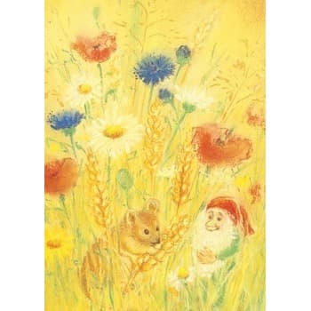 Marjan van Zeyl Summer Mouse - Postcard-Spring - Summer Postcards-Marjan van Zeyl-8717185564112-Stardust-Store