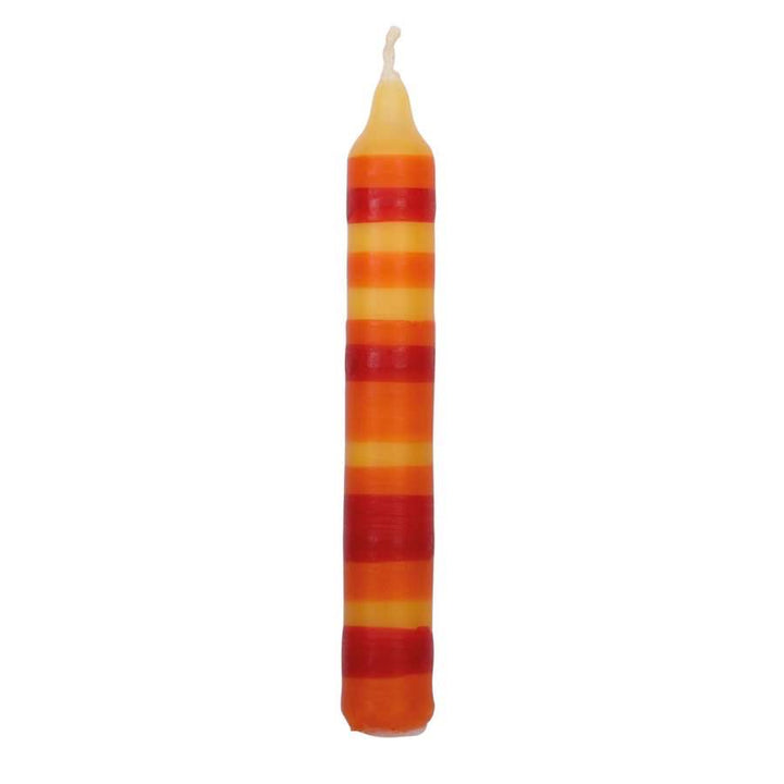 Birthday-Candle-Orange-and-Yellow-Striped-Ahrens-Stardust-Store