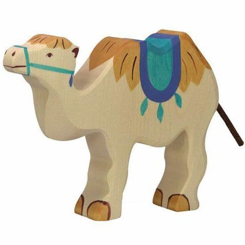 Camel with Saddle-Figurines-Holztiger-4013594801652-Stardust-Store