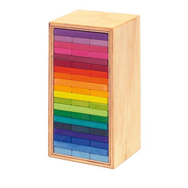 Rainbow Building Slats - Tower-Building Toys-Glückskäfer-4038162521480-Stardust-Store