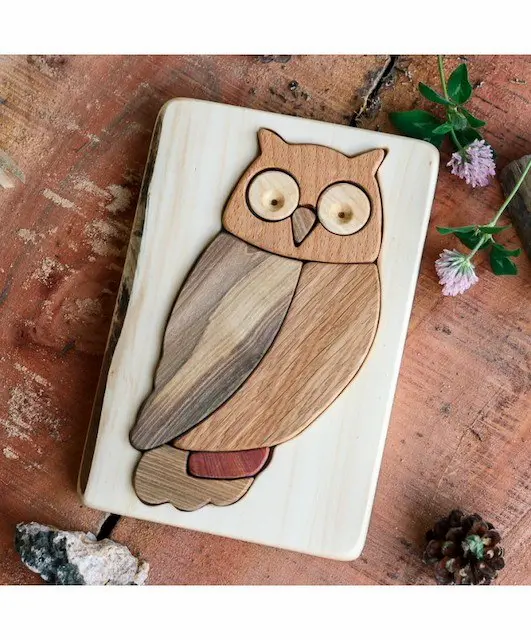 Owl - Wooden Puzzle-Wooden Toys-Cocoletes--Stardust-Store