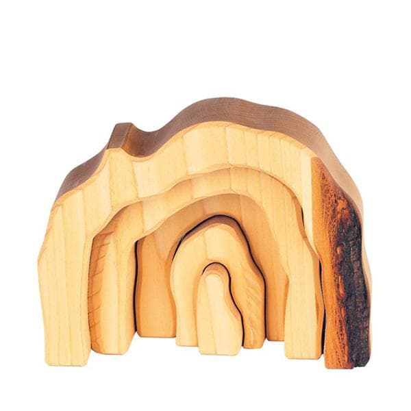 Glückskäfer Wooden Grotto - Natural with Bark-Sorting & Stacking Toys-Glückskäfer--Stardust-Store