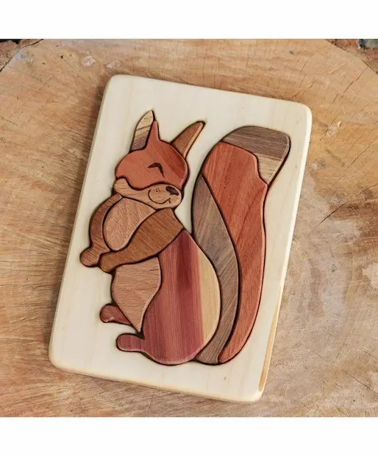 Cocoletes Wooden Puzzle - Squirrel-Puzzle-Cocoletes--Stardust-Store