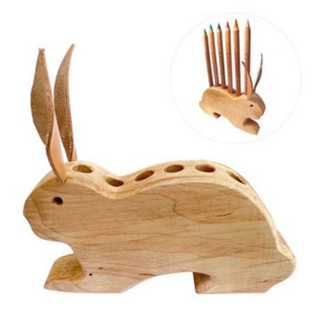 Pencil Holder - Bunny-Pen & Pencil Cases-Drei Blatter--Stardust-Store