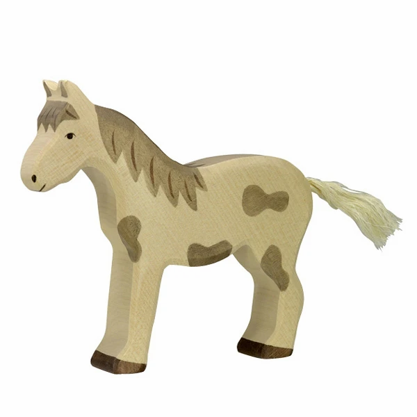 Horse Standing Dappled - Holztiger-Figurines-Holztiger-4013594800372-Stardust-Store