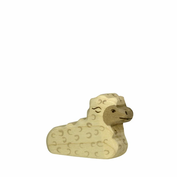 Lamb Lying-Figurines-Holztiger-4013594800778-Stardust-Store