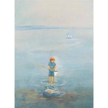 Marjan van Zeyl Fishing - Postcard-Spring - Summer Postcards-Marjan van Zeyl--Stardust-Store