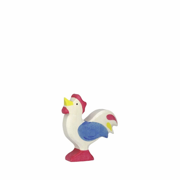 Rooster Blue - Holztiger-Figurines-Holztiger--Stardust-Store