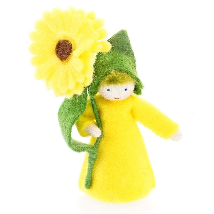 Yellow Calendula Flower Fairy-Summer Flower Fairies-Ambrosius-White-Stardust-Store