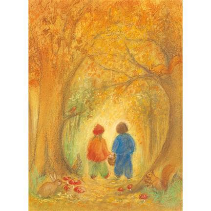 Marjan van Zeyl Autumn Forest - Postcard-Autumn - Winter Postcards-Marjan van Zeyl-8717185564334-Stardust-Store