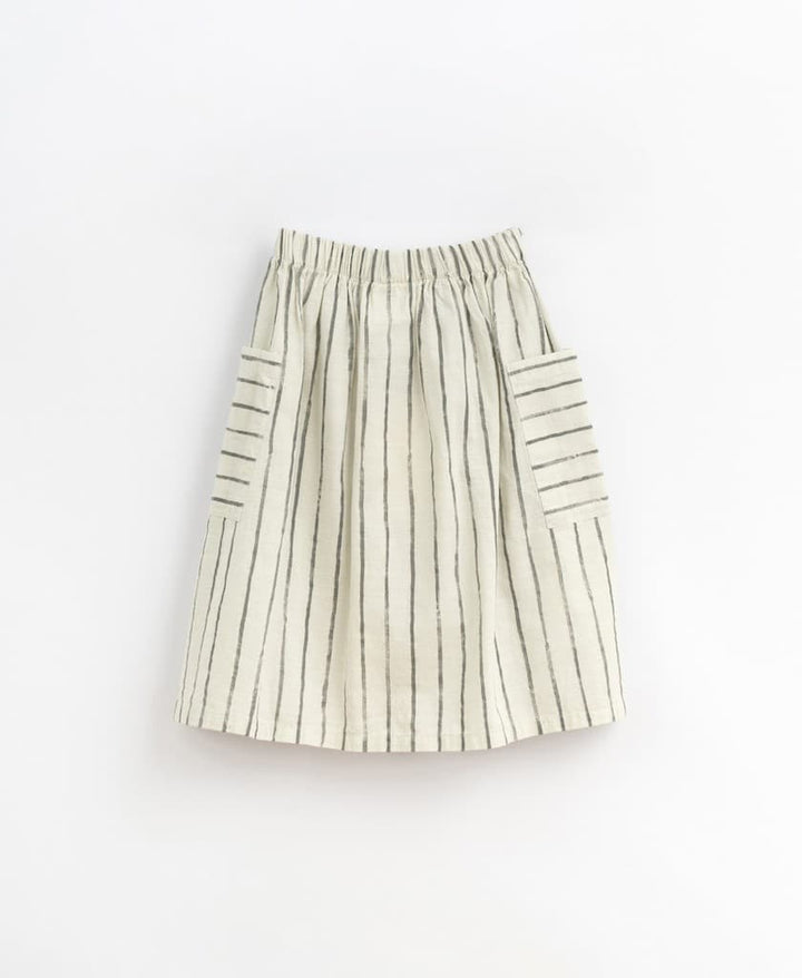 Fabric Skirt with Side Pockets-Skirts-Play Up-4 Y-Stardust-Store