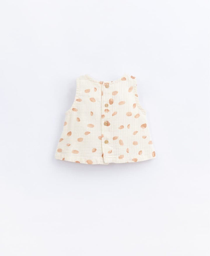 Shirt in Cotton Fabric-Shirt-Play Up-0 MONTHS-Stardust-Store